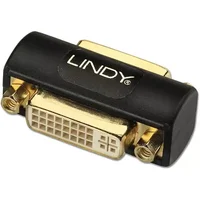 Lindy Premium DVI Coupler Female to Female. Connector 1: DVI Connector 2: DVI. Product colour: Black