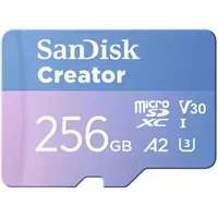 SanDisk Creator 256GB UHS-I Class 10 MicroSDXC Memory Card and Adapter