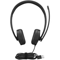 Lenovo 4XD1P83425. Product type: Headset. Connectivity technology: Wired. Recommended usage: Calls/Music. Headphone frequency: 20 - 20000 Hz. Weight: 140 g. Product colour: Black