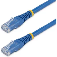 StarTech.com 4ft CAT6 Ethernet Cable - Blue CAT 6 Gigabit Ethernet Wire -250MHz 100W PoE RJ45 UTP Molded Network/Patch Cord w/Strain Relief/ Individually Tested