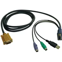 Tripp Lite P778-006 USB/PS2 Combo Cable for NetDirector KVM Switches B020-U08/U16 and KVM B022-U16, 6 ft. (1.83 m)