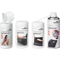 Durable SOHO Tech Cleaning Kit with Non-Flammable Air Duster and Biodegradable Wipes - 585100