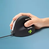 R-Go Tools Ergonomic mouse R-Go HE Break with break software, medium (hand size 165-185 mm), right-handed, Bluetooth, black