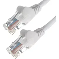 connektgear 20m RJ45 CAT6 UTP Stranded Flush Moulded LS0H Network Cable - 24AWG - White 20 m Cat6 U/UTP (UTP) RJ-45 RJ-45 White