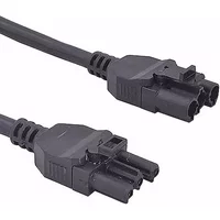 Cablenet 1m GST18 Male - Female Wieland Black PVC Power Leads