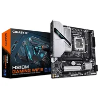 Gigabyte H810M GAMING WIFI6 Intel 1851 Socket Motherboard, Micro-ATX, 2x DDR5 Slots, 1x M.2 Socket, Fitted I/O Shield, 2.5GbE LAN, Wi-Fi 6 - Intel Socket 1851 - Wi-Fi 6