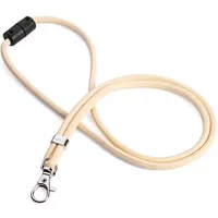 Durable Recycled Fabric Lanyards with Safety Release - 10 Pack - Beige