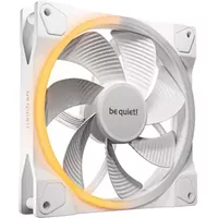 be quiet! Light Wings 140mm PWM Reverse, White, ARGB Lighting, Ultra-Quiet Operation Max 25.5dB(A), High Airflow, 60,000 Hours - Case Fans - ARGB Fans