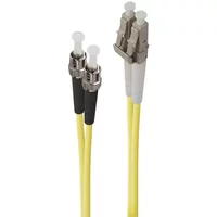 ALOGIC 2m LC-ST Single Mode Duplex LSZH Fibre Cable 09/125 OS2. Cable length: 2 m Fibre optic type: OS2 Connector 1: LC Connector 2: ST Core diameter: 9 m Full duplex