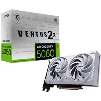 MSI GeForce RTX 5060 Ventus 2X OC White 8GB GDDR7 PCI-Express Graphics Card