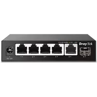 DrayTek VSQ60X-K network switch Unmanaged L2 2.5G Ethernet (100/1000/2500) Black