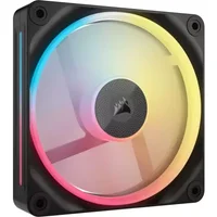 Corsair iCUE LINK LX120-R RGB. Type: Fan Fan diameter: 12 cm Rotational speed (max): 2400 RPM Maximum air pressure: 3.8 mmH2O Bearing type: Magnetic levitation bearing. Height: 120 mm. Product colour: Black