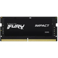 Kingston Technology FURY 8GB 4800MT/s DDR5 CL38 SODIMM Impact. Component for: Laptop Internal memory: 8 GB Memory layout (modules x size): 1 x 8 GB Internal memory type: DDR5 Memory form factor: 262-pin SO-DIMM CAS latency: 38