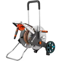 Gardena 18547-20 garden hose reel Multi-position reel Manual Black Stainless steel