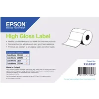 Original Epson High Gloss 76mm x 127mm Die-Cut Label Roll - 250 Labels (7113757)