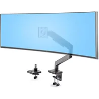 StarTech.com Monitor Desk Mount for up to 49in 32:9 Ultrawide Curved Screens Mechanical Spring Arm C-Clamp/Grommet Tool-Less Adjustment Max 44lb/20kg Clamp/Grommet 20 kg 43.2 cm (17") 124.5 cm (49") 100 x 100 mm Black