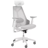 ASUS ROG Destrier Core Ergonomic Gaming Chair - Cyborg Design, Breathable Mesh, 90-135 Degree Tilt - White