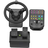 Logitech G G Heavy Equipment Bundle (Farm Sim Controller) Steering wheel + Pedals PC Analogue / Digital 900 Wired USB