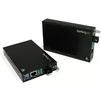 StarTech.com 10/100 Mbps Ethernet Single Mode WDM Fiber Media Converter Kit SC 20km 200 Mbit/s 100Base-TX 10Base-T 100Base-FX IEEE 802.3 IEEE 802.3u Fast Ethernet 10100 Mbit/s