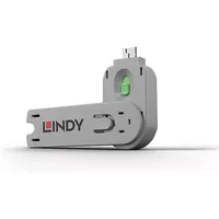 Lindy USB Type A Port Blocker Key. Green
