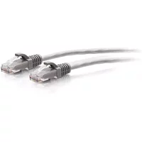 C2G 20ft (6.1m) Cat6a Snagless Unshielded (UTP) Slim Ethernet Patch Cable - Gray