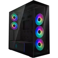 Arctic Xtender ARGB Mirror Tempered Glass Mid Tower PC Case - Black