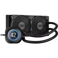 Corsair Nautilus 240 RS LCD Processor All-in-one liquid cooler 12 cm Black 1 pc(s)