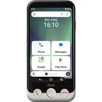 Doro Aurora A10 11.4 cm (4.5") Dual SIM Android 14 4G USB Type-C 4 GB 64 GB 3000 mAh Black White