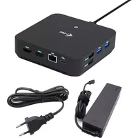 i-tec USB-C DP Dual HDMI Docking Station with Power Delivery 100 W + Universal Charger 100W