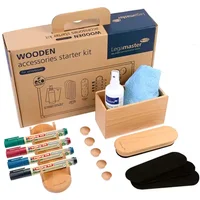 Legamaster Wooden Accessory Starter Kit For Whiteboards 17-piece (7-125600)