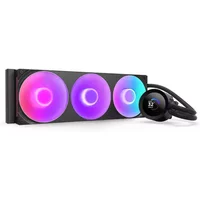 NZXT Kraken Plus 360mm ARGB Intel/AMD AIO CPU Liquid Cooler w/ 1.54" LCD - Black