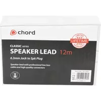 Chord Electronics 190.190UK audio cable 12 m 6.35mm Black