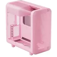 Hyte X50 ATX Mid-Tower PC Case Laminated Acoustic Glass – Strawberry Pink - CS-HYTE-X50G-SM