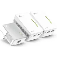 TP-Link TL-WPA4220T KIT PowerLine network adapter 300 Mbit/s Ethernet LAN Wi-Fi White 3 pc(s)