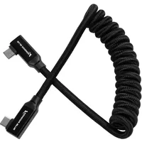 Kondor Blue KB-USBC-CRA-BK USB cable USB 3.2 Gen 2 (3.1 Gen 2) 0.6 m 20 Gbit/s 100 W Black