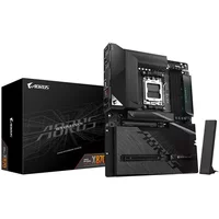 GIGABYTE X870 AORUS STEALTH Motherboard - Supports AMD Ryzen 9000 CPUs 16+2+2 Phases Digital VRM up to 8200Hz DDR5 (OC) 2xPCIe 5.0 + 2xPCIe 4.0 Wi-Fi 7 5 GbE LAN USB 4 AMD Socket AM5 AMD Ryzen 7000 Series AMD Ryzen 8000 Series AMD Ryzen 90