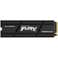 Kingston Fury Renegade 1TB PCIe 4.0 NVMe M.2 SSD with Heatsink - 7300MB/s Read 6000MB/s Write - SFYRSK/1000G