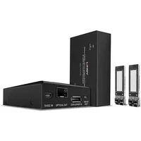 Lindy 300m Fibre Optic DisplayPort 1.2 and USB KVM Extender