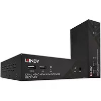 Lindy 100m Cat.6 Dual Head HDMI. USB and RS-232 Extender
