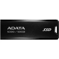 ADATA SC610 500 GB USB Type-A 3.2 Gen 2 (3.1 Gen 2) Black