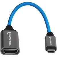 Kondor Blue KB-USBC-HDMIF interface hub USB Type-C Blue. Black
