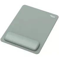 Fellowes Breyta XL Mouse Mat Wrist Rest XL Mouse Pad Wrist Support with Antibacterial Protection Ergonomic Mouse Mat Sage