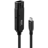 Lindy 43405 USB cable USB 3.2 Gen 2 (3.1 Gen 2) 5 m USB C 10 Gbit/s Black