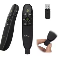 StarTech.com Wireless Presentation Remote with Green Laser Pointer - 90 ft. (27 m) - TAA