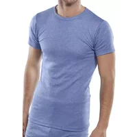 Beeswift Thermal Vest Short Sleeved Blue Medium (Pack 1) - THVSSM