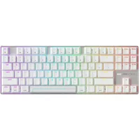 CHERRY MX 8.2 Pro TMR Wireless keyboard Gaming USB + RF Wireless + Bluetooth QWERTY US International Silver, White
