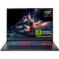 Acer Nitro 18 AI 18" Gaming Laptop (NH.QYCEK.003) - AMD Ryzen AI 7 350, 16GB RAM, 1TB SSD, NVIDIA GeForce RTX 5070, Windows 11 Home