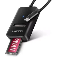 Axagon ADM2-CM USB-C 10Gbps - M.2 NVMe & SATA SSD adapter, 10cm USB-C cable