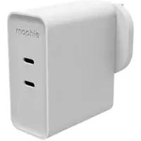 mophie Speedport 100. Charger type: Indoor Power source type: AC Charger compatibility: Universal USB Type-C ports quantity: 2 Fast charging. Product colour: White