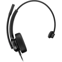 Poly Mission 415 Wired On-Ear Leatherette Headset - Black